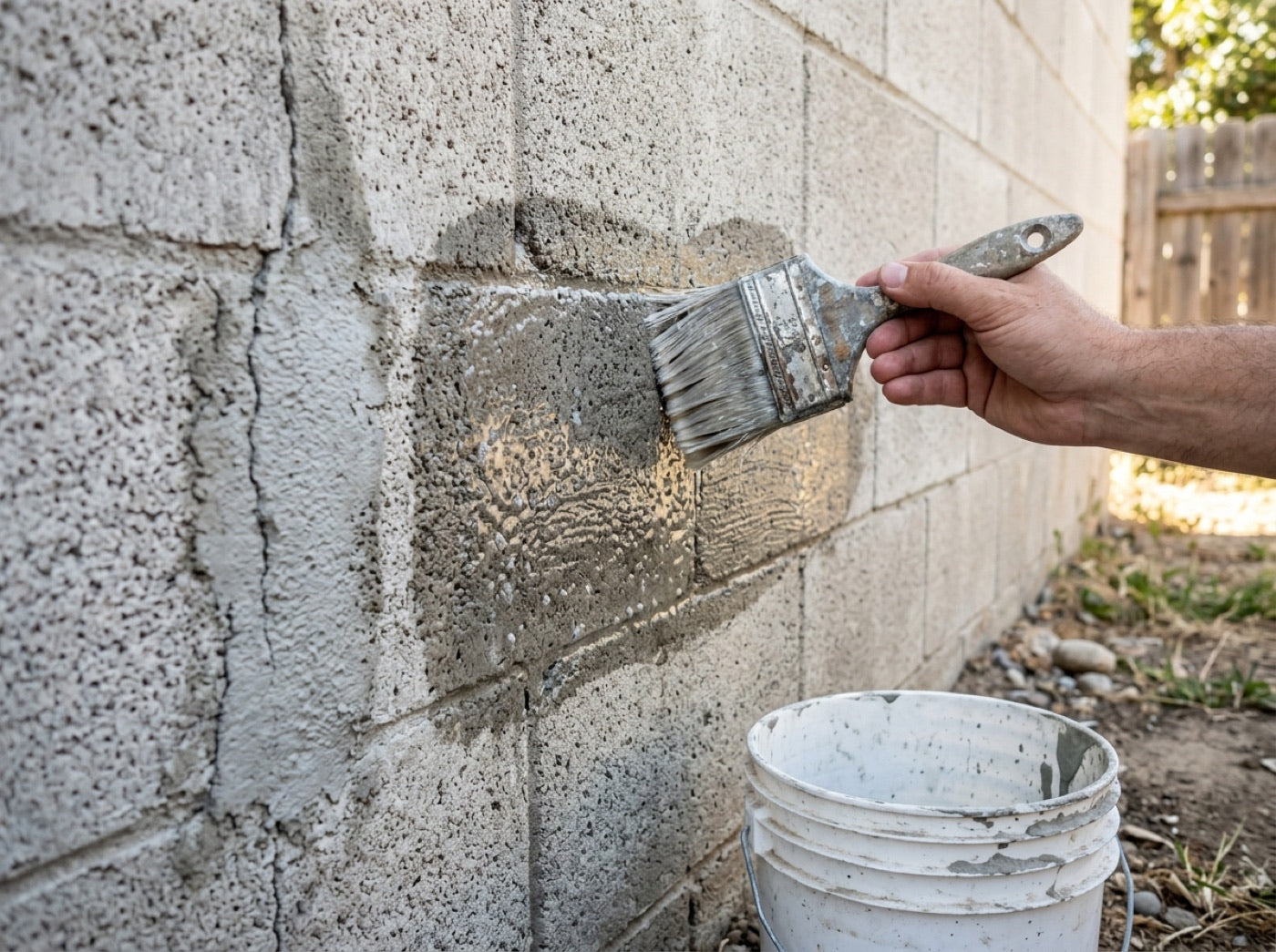 Primaire sur béton absorbant