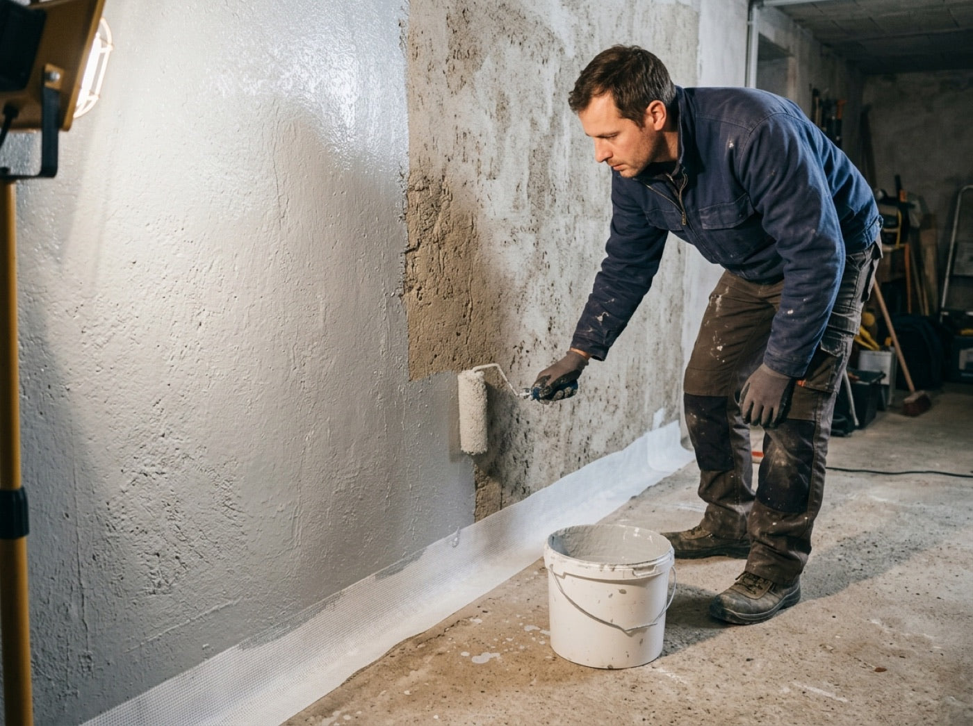 Première couche — barrière de base