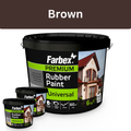 Liquid Rubber Brown – Elastic Waterproof Coating (RAL 8017)